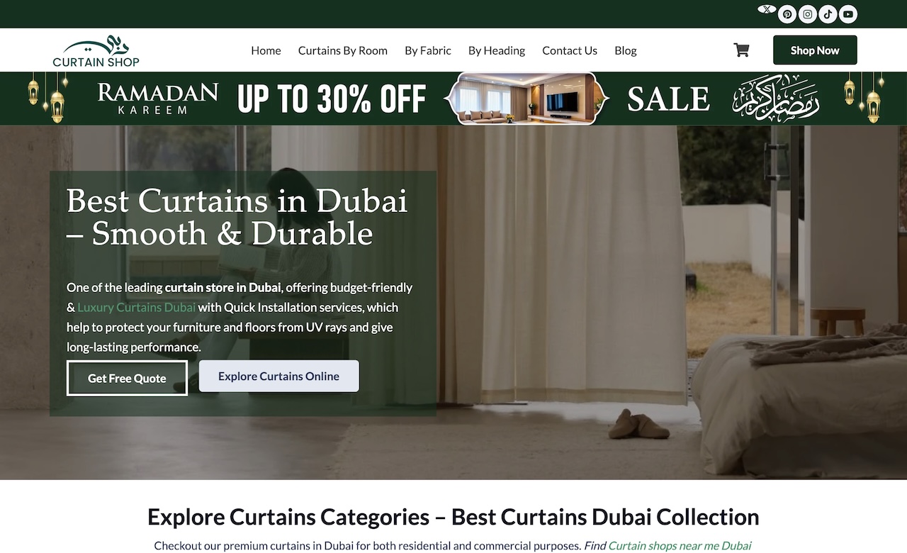 Dubai Curtain Shop