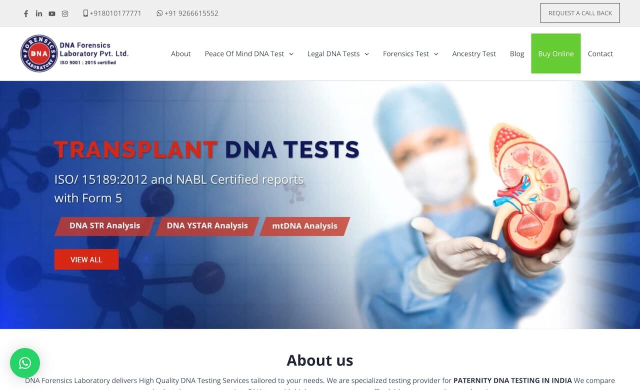 DNA Forensics Laboratory