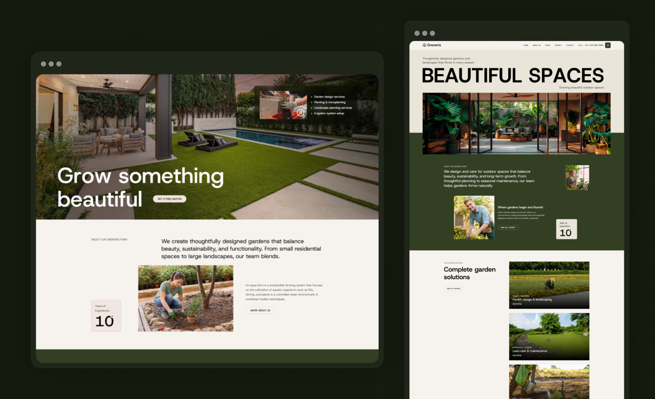 Greneris Webflow Template