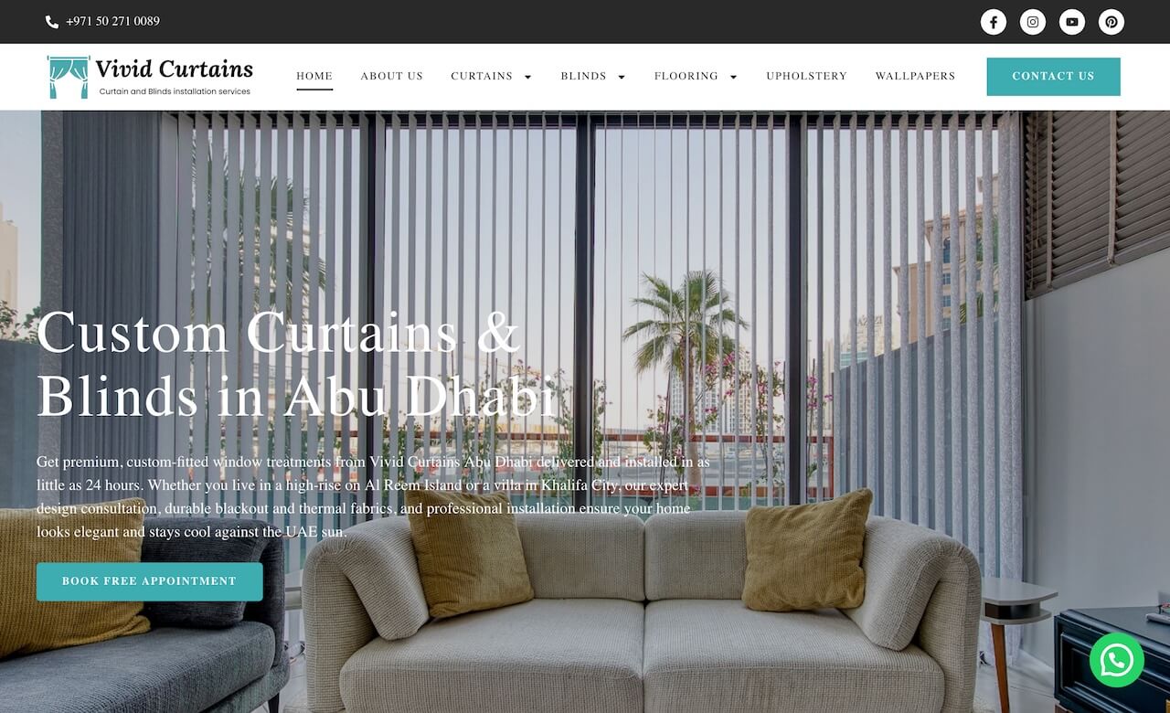 Vivid Curtains and Blinds Abu Dhabi