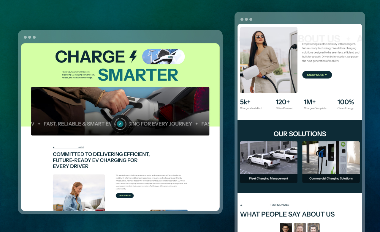 Voltify Webflow Template