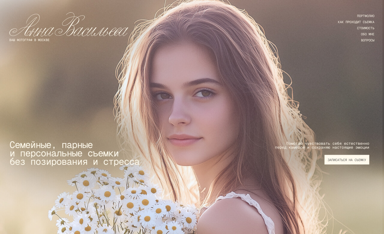 Photographer Anna Vasilyeva