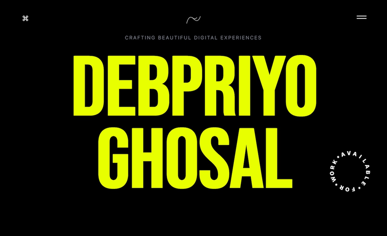 Portfolio of Debpriyo Ghosal