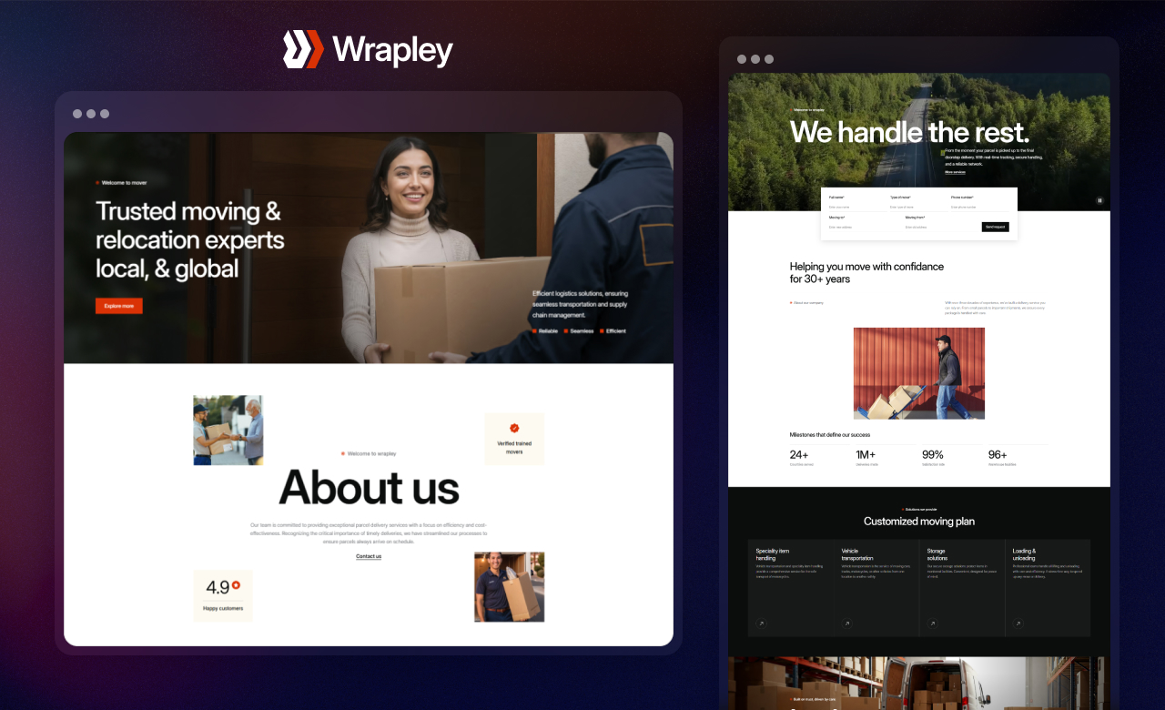 Wrapley Webflow Template