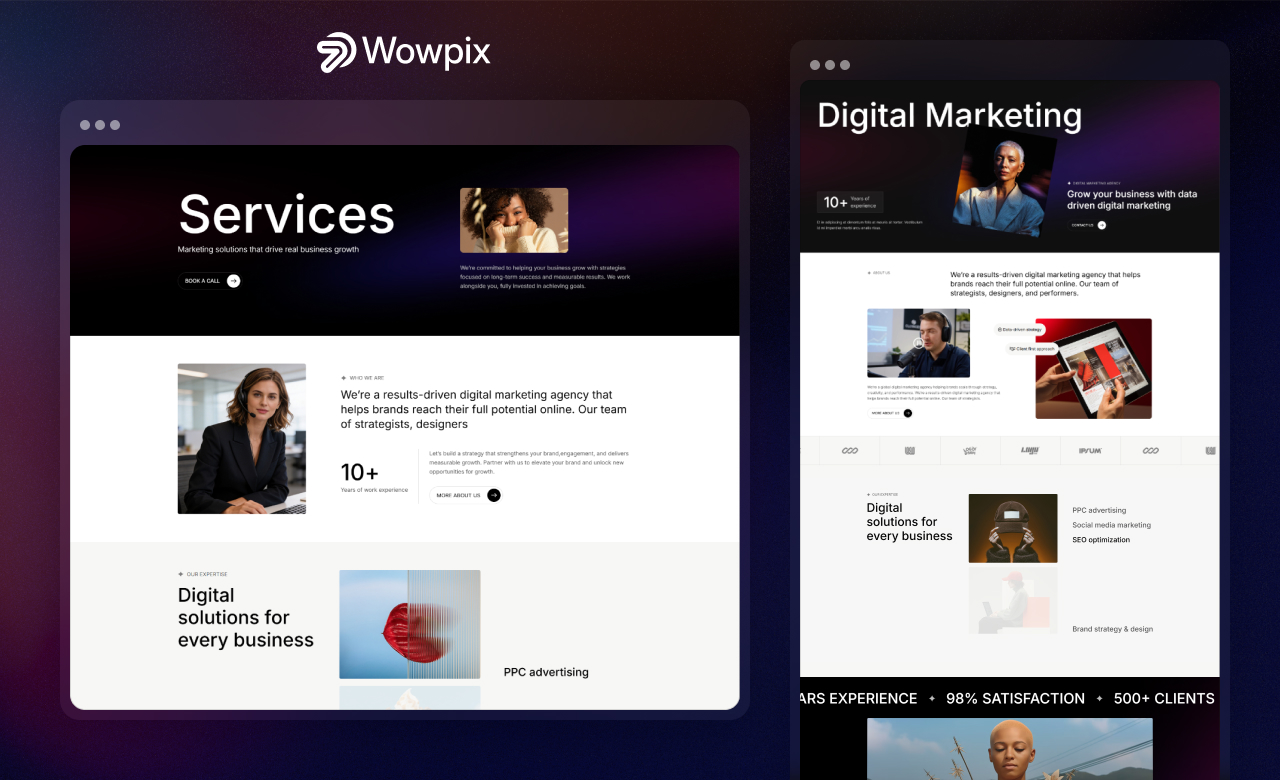 Wowpix Webflow Template