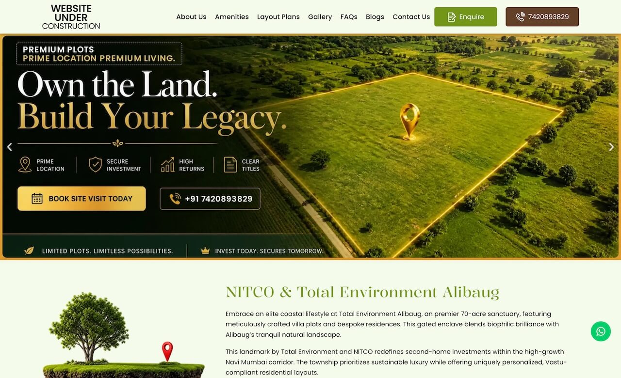 NITCO and Total Environment Alibaug