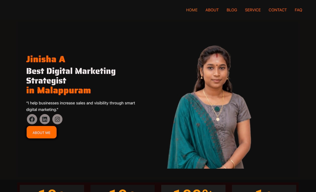 Jinisha A