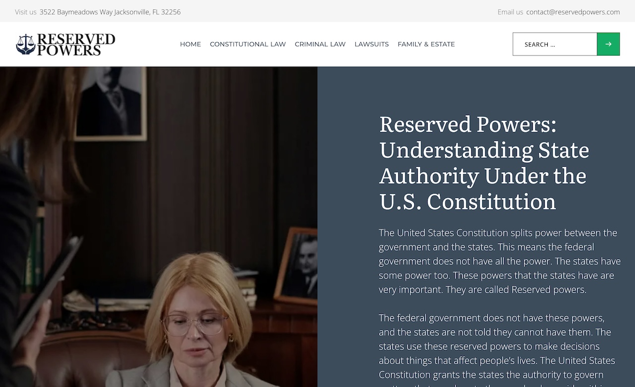 Reserved Powers