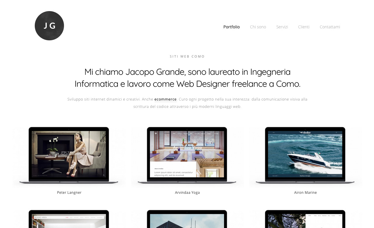 Jacopo Grande Webdesign