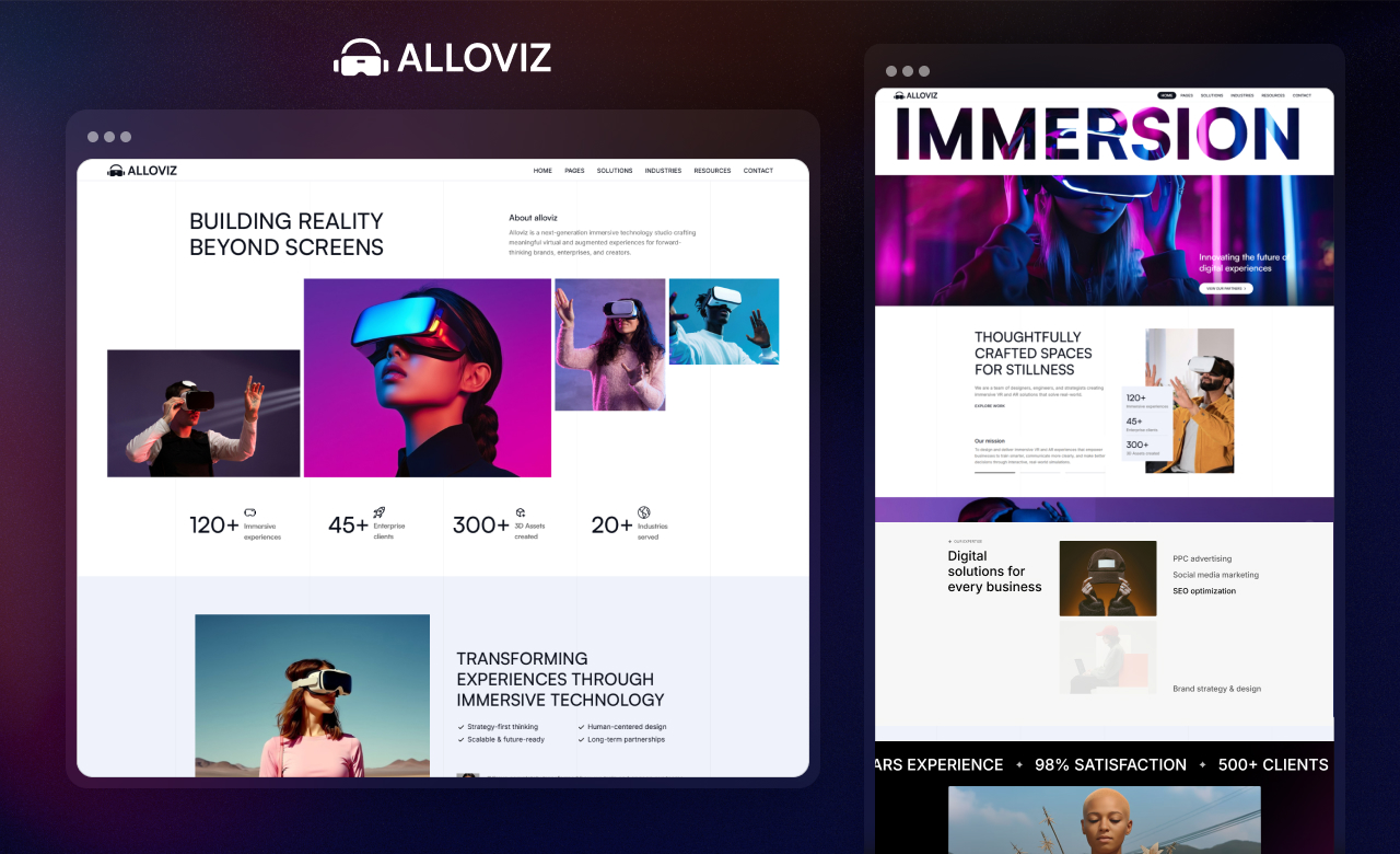 Alloviz Webflow Template