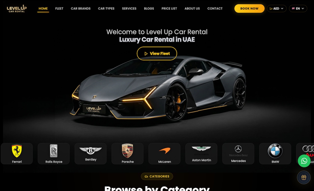 Level Up Car Rental
