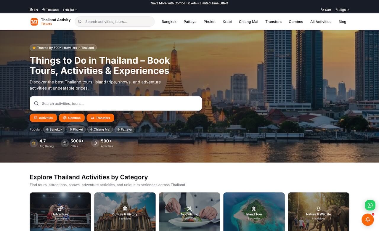 Thailand Activity Tickets