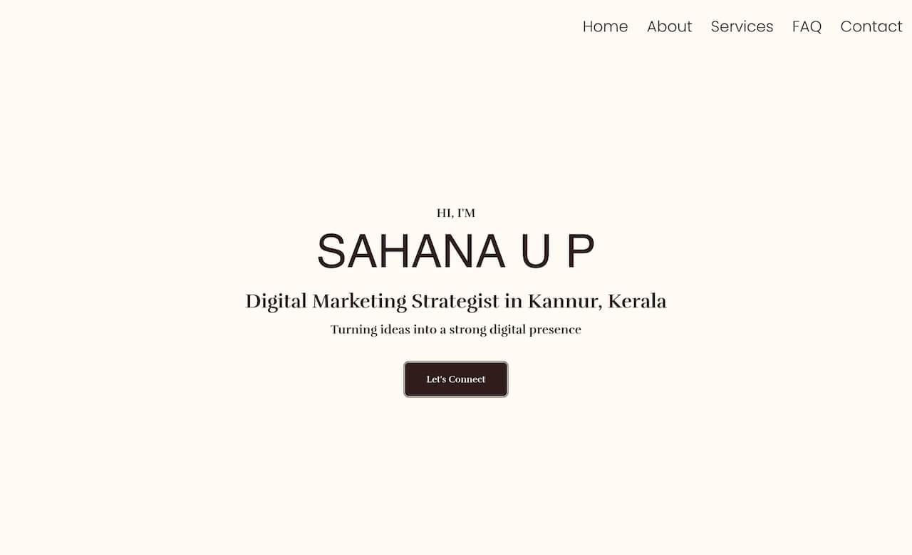 Sahana U P