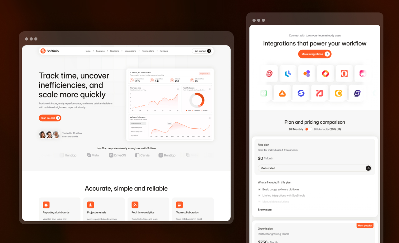 Softinio Framer Template