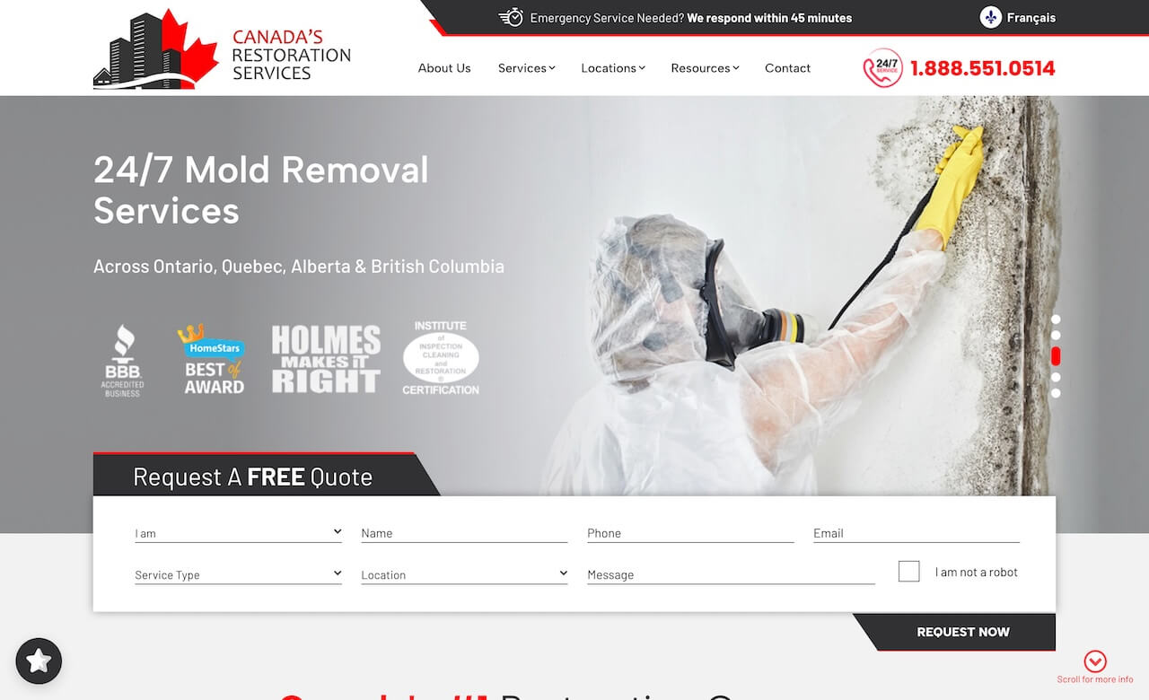 Canadas Restoration Services