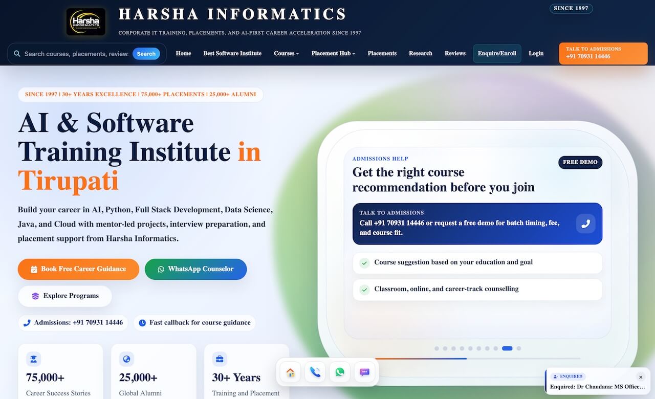 Harsha informatics 