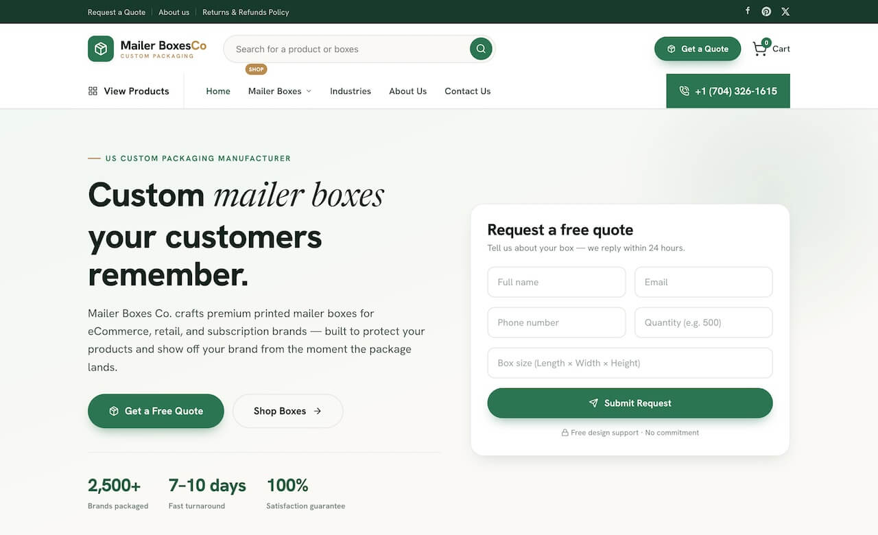 Mailer Boxes Co