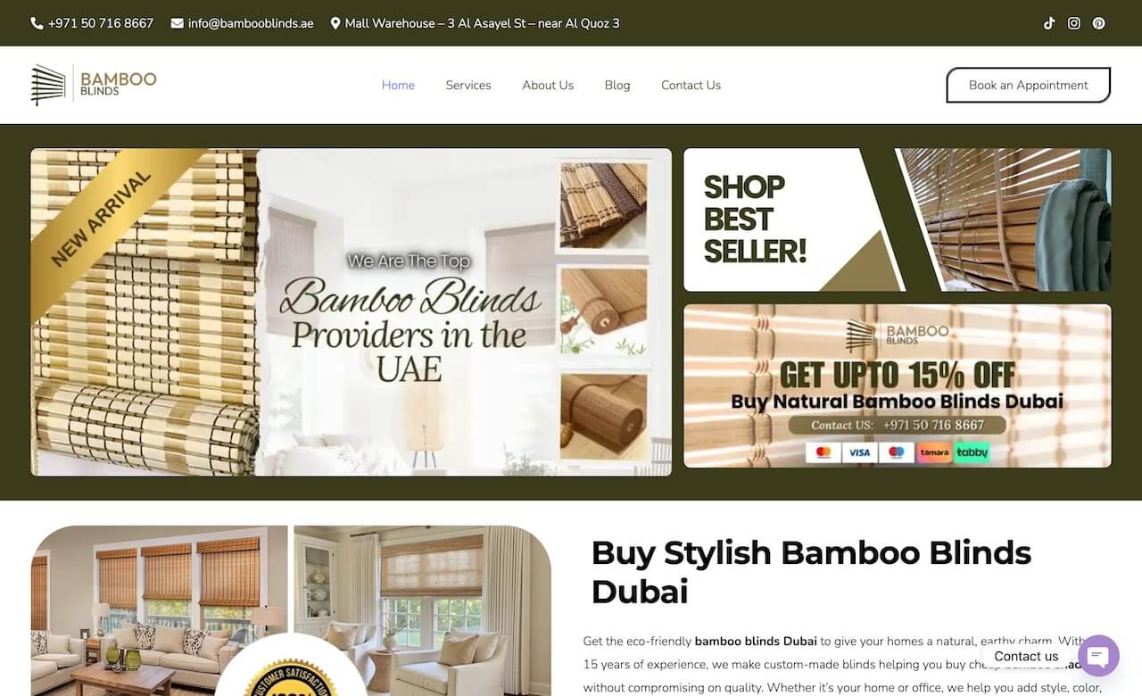 Bamboo Blinds 