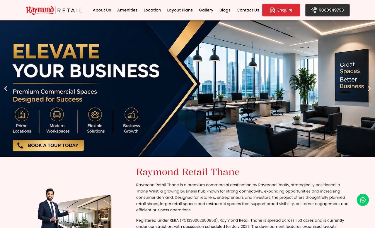 raymond retailthane