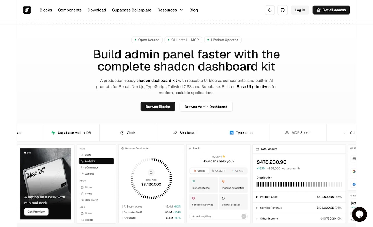 Shadcn Dashboard