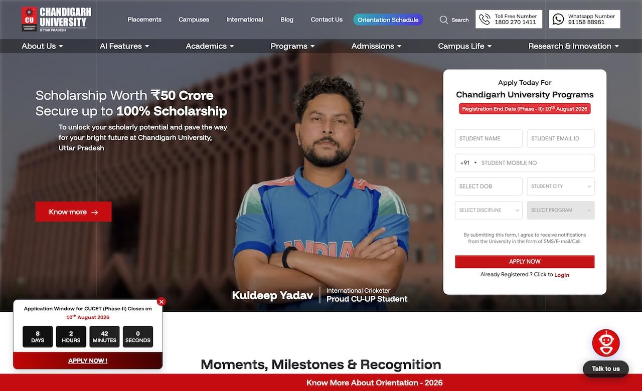 Chandigarh University Lucknow Uttar Pradesh