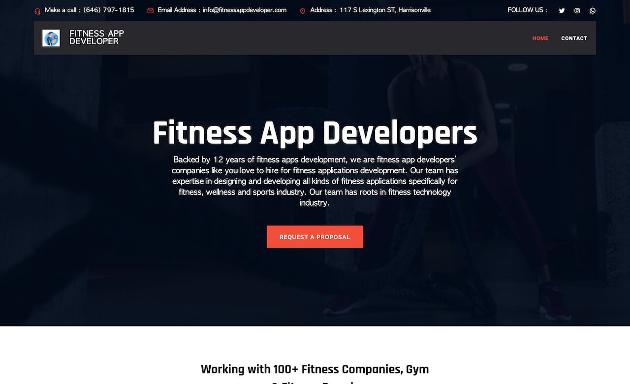 Fitness App Developer