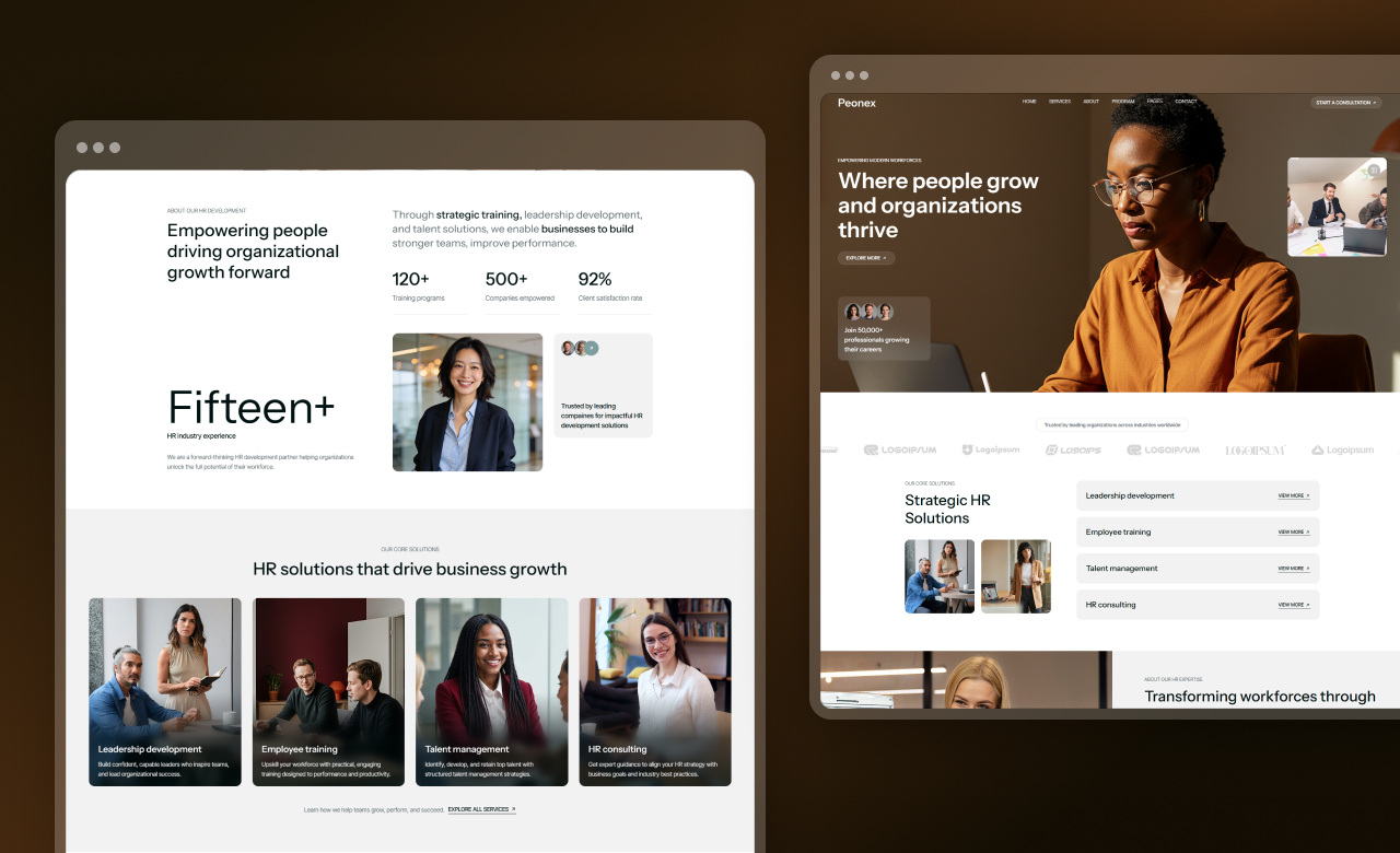 Peonex Webflow Template