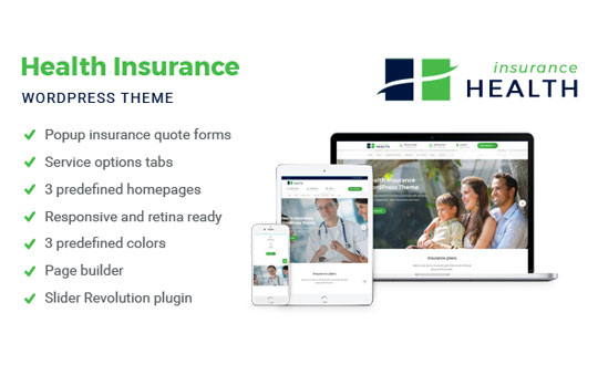 Health Insurance Insurance WordPress Theme