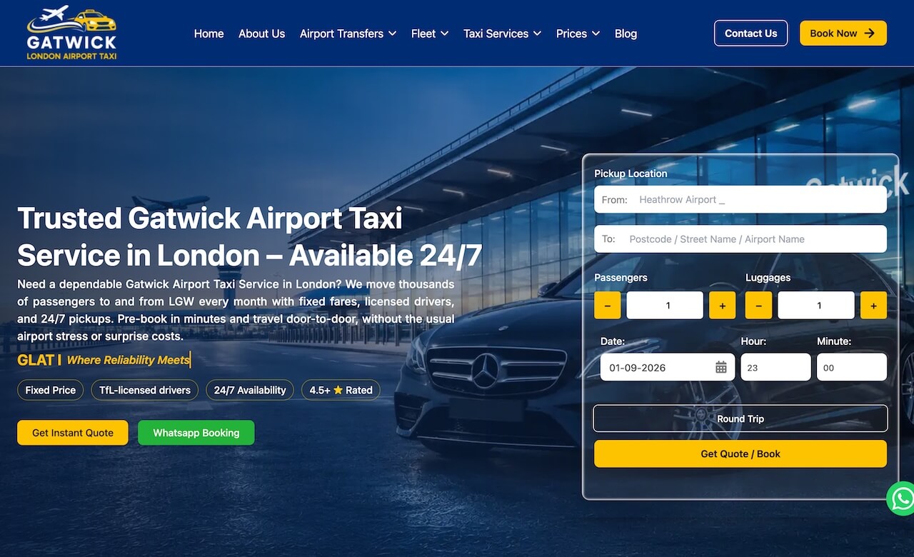 Gatwick London Airport Taxi