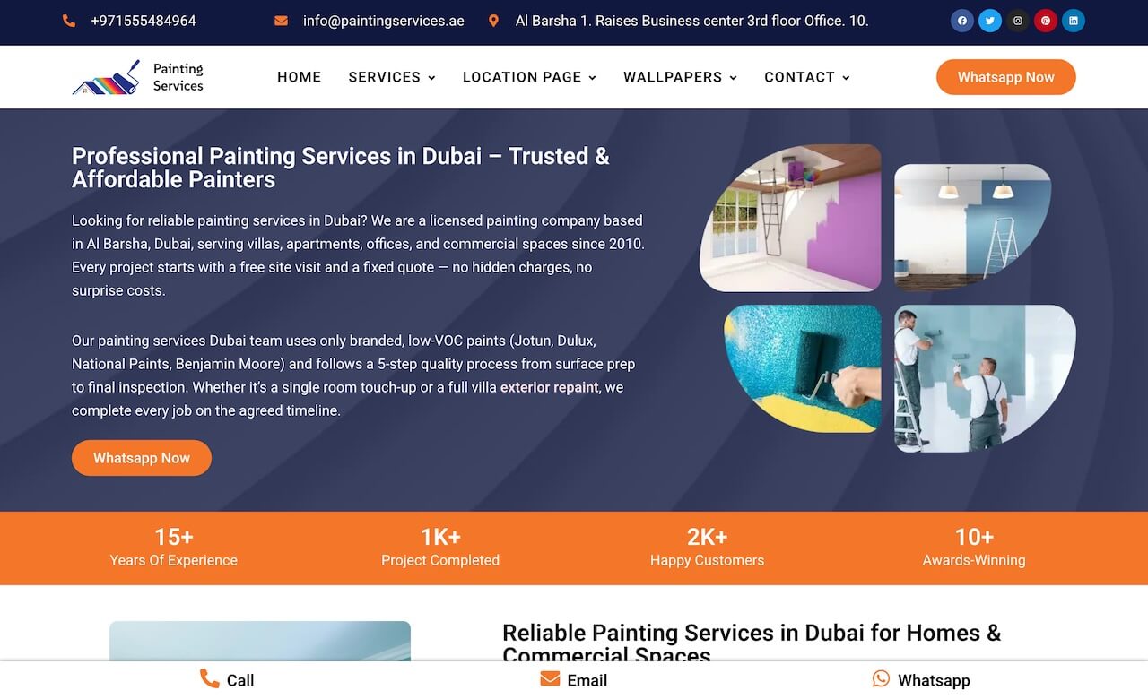 Painting Services in Dubai