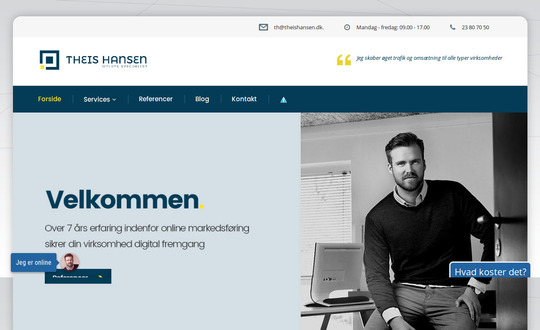 Online markedsforing Theis Hansen