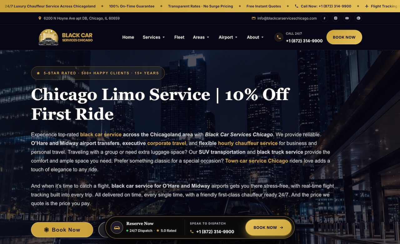 Black Car Services Chicago