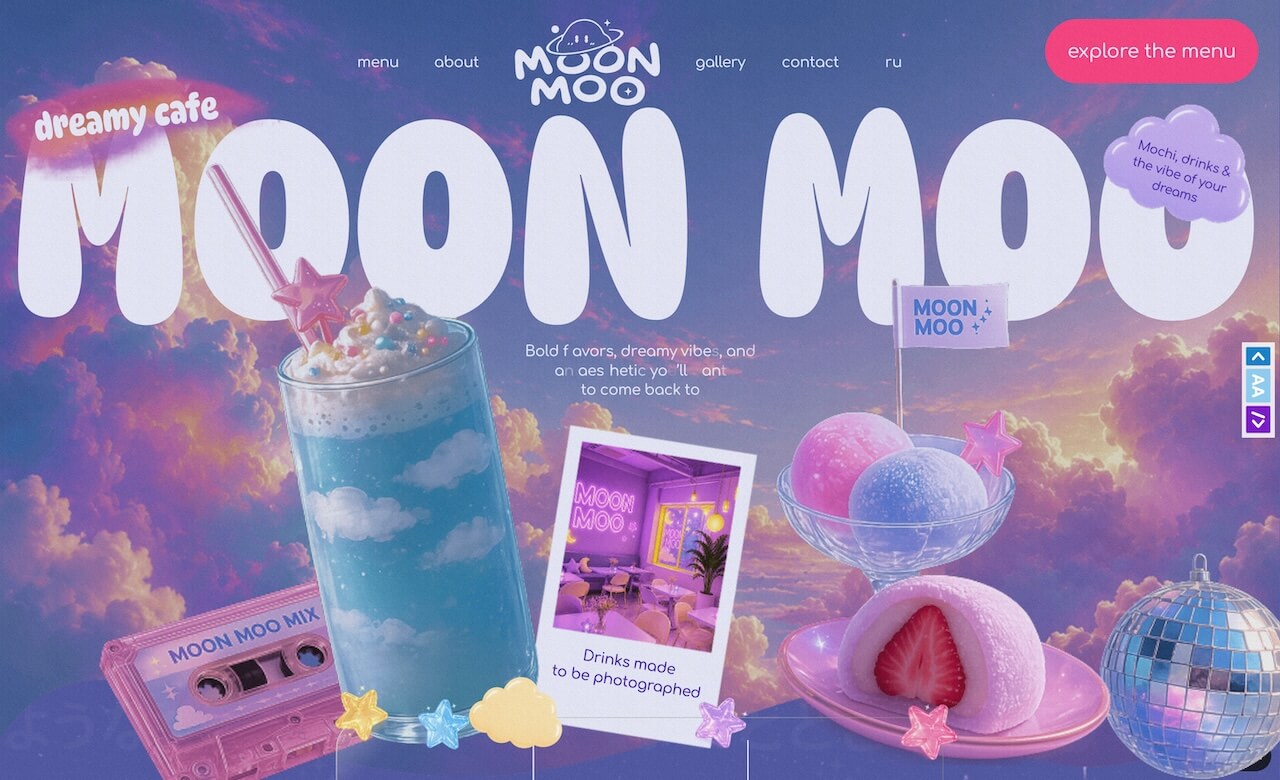 MOON MOO  Dreamy Cafe