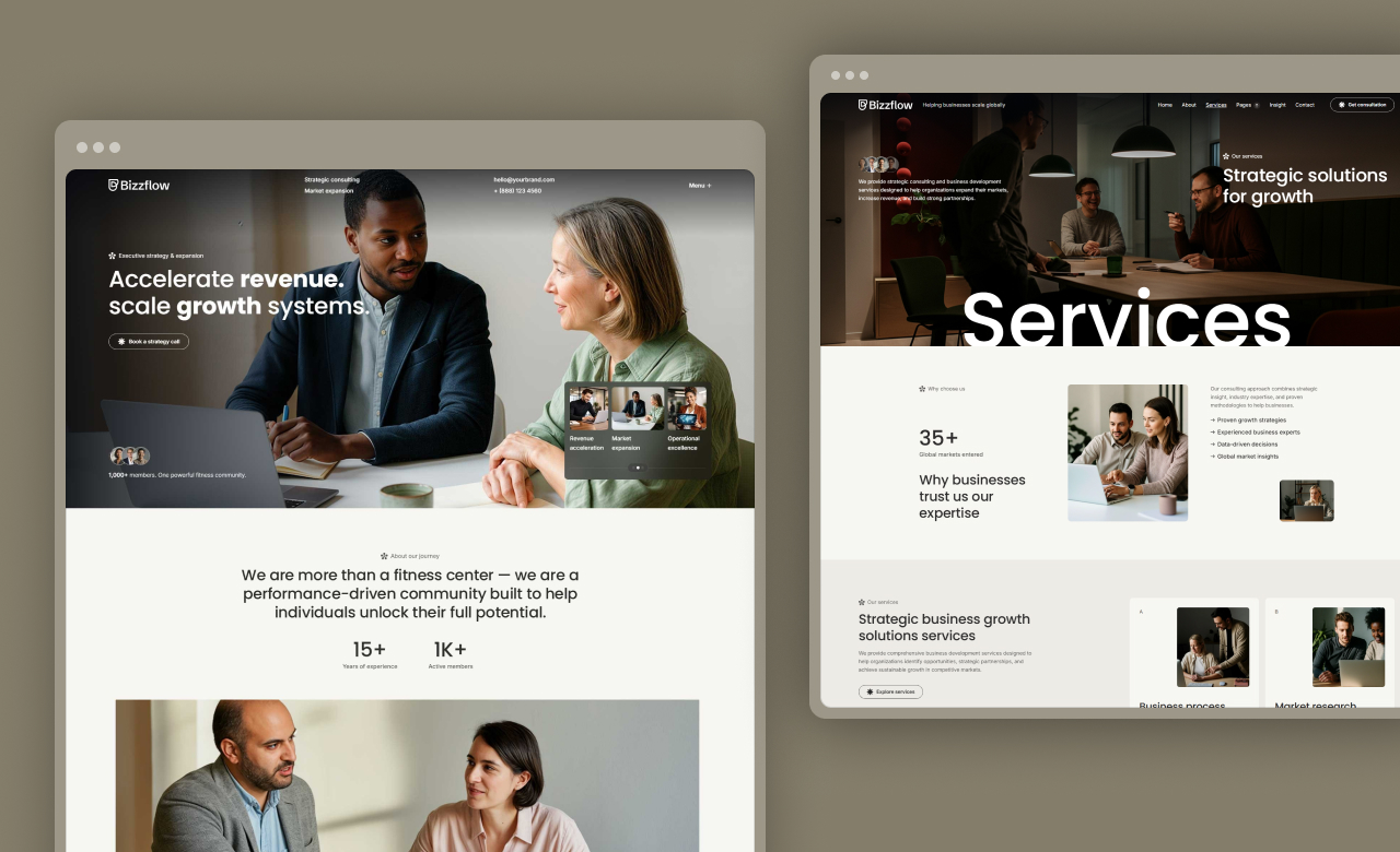 Bizzflow Webflow Template