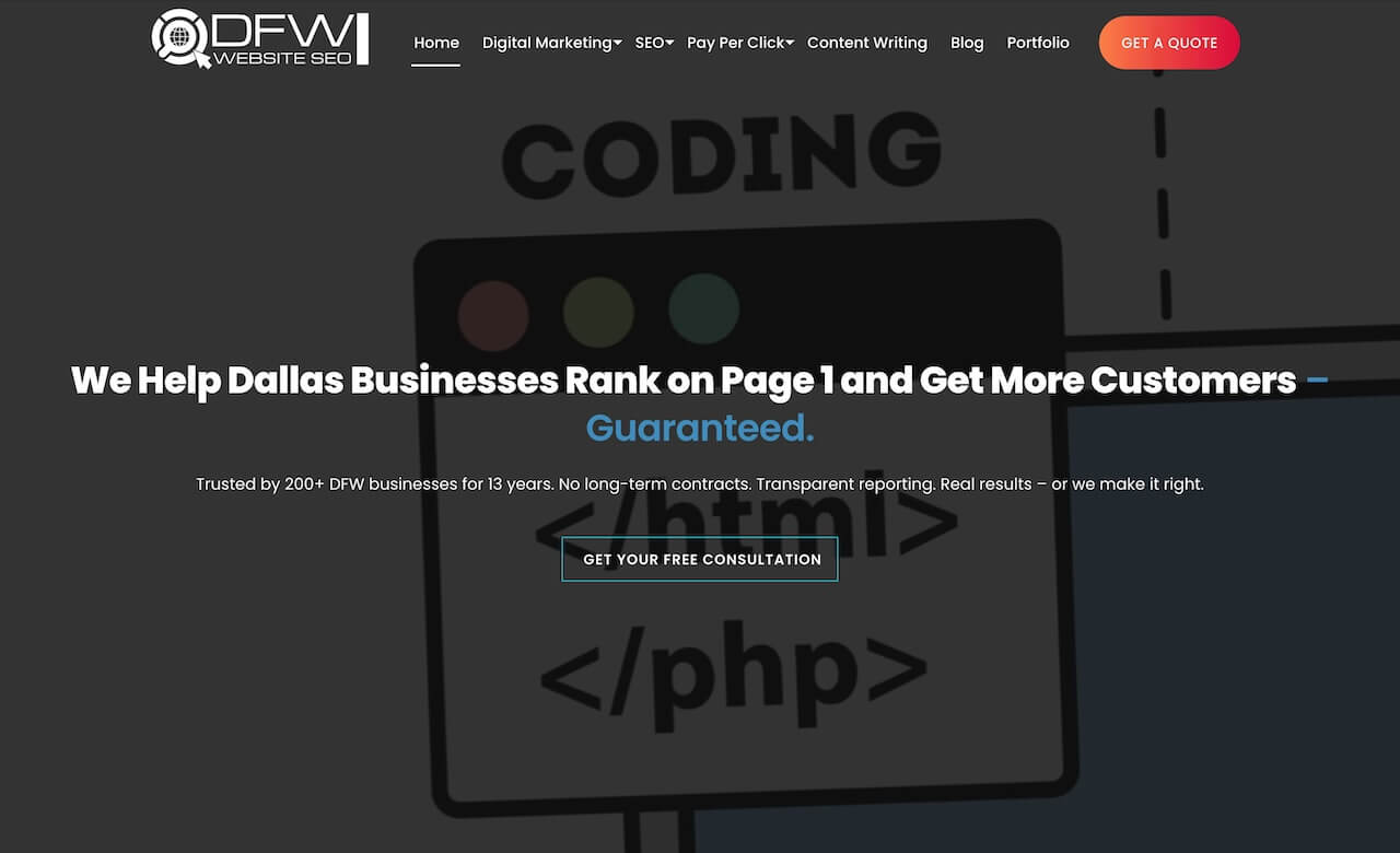DFW Website SEO