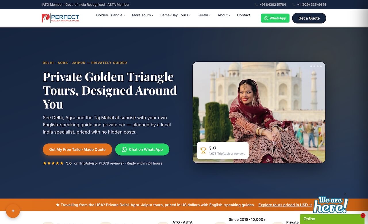 Perfect Golden Triangle Tours
