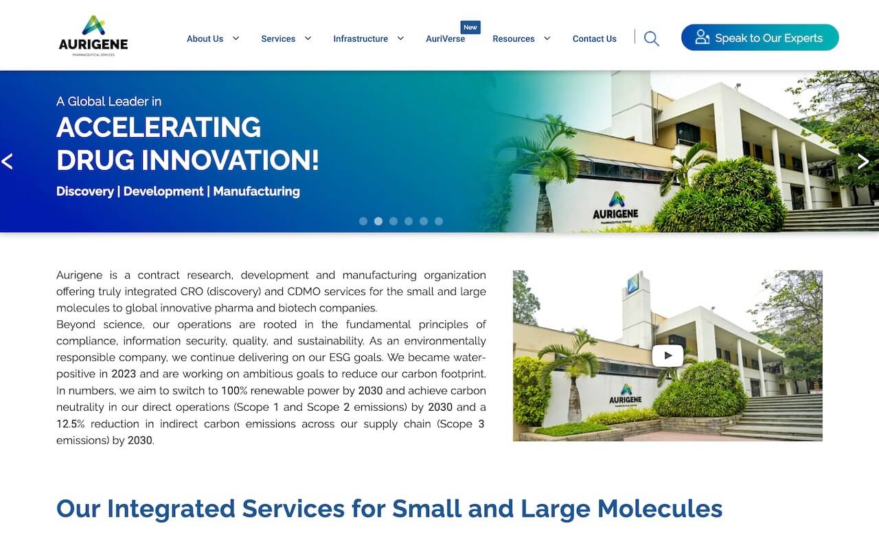 Aurigene Pharmaceutical Services
