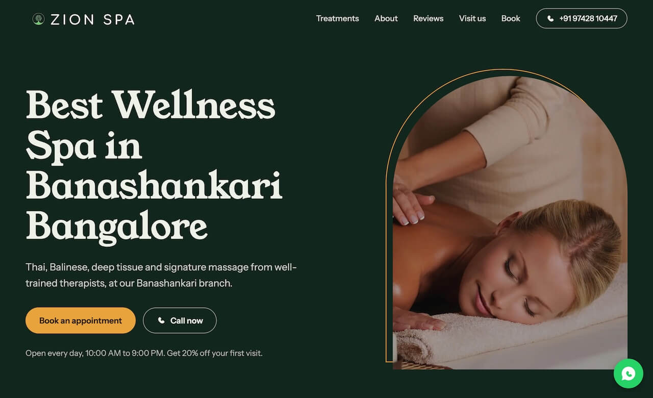 zion spa banashankari 