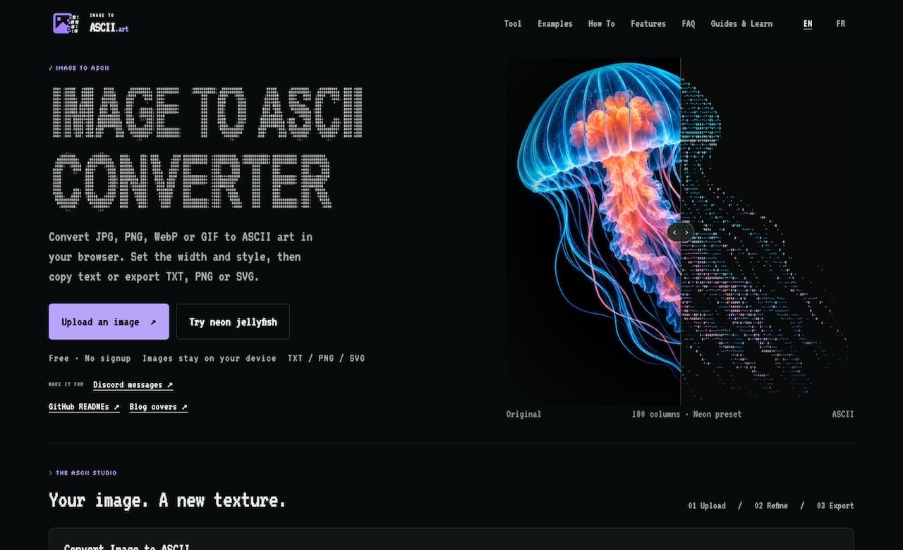 Image to ASCII