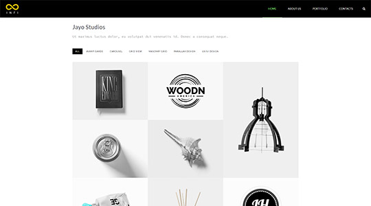 Infi Responsive Portfolio Theme