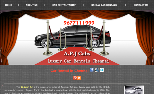 Luxury Car Hire Chennai