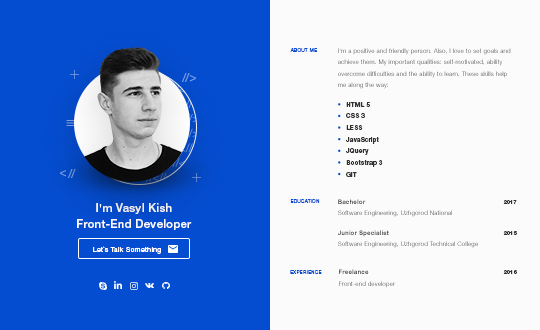 Kish Personal Site