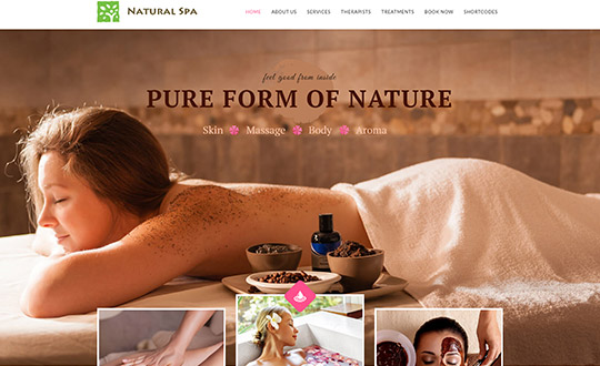Natural Beauty Spa Theme