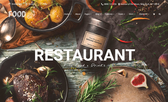 Food WordPress Restaurant Theme