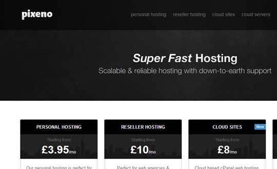 Pixeno Web Hosting