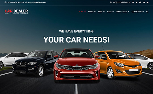 Car Dealer Automotive Responsive WordPress Theme