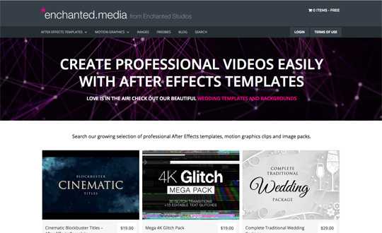 Enchanted Media After Effects Templates