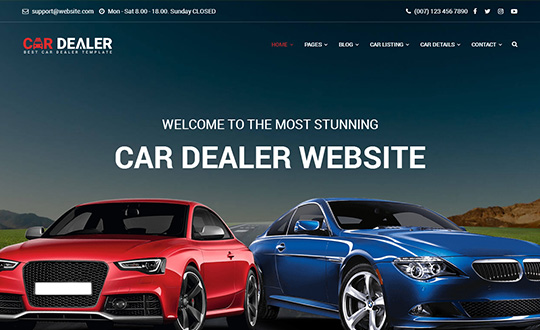 Car Dealer Automotive Responsive HTML5 Template