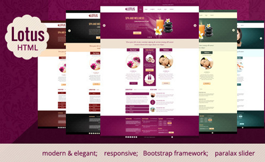 Lotus Spa and Wellness HTML Responsive Template
