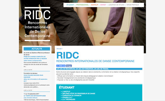 RIDC Danse school in Paris